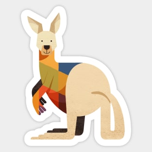 Kangaroo Sticker